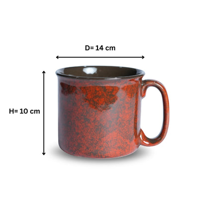 Speckled Ceramic Jumbo Mug Set of 4
