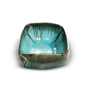 Ocean Blue Square Bowl