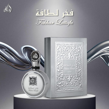Lattafa Fakhar Platin EDP 100ml Perfume for Men & Women