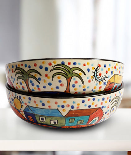 Turkish Round Bowl Set of 2