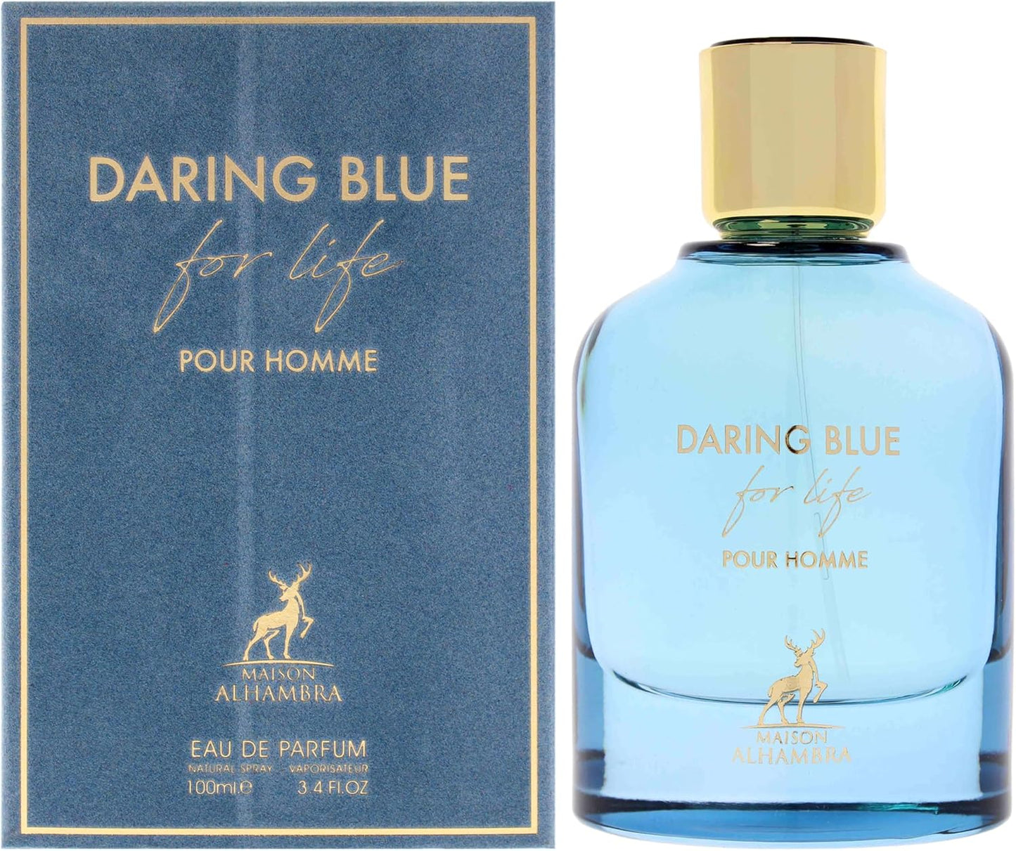 Maison Alhambra Daring Blue For Life Pour Homme EDP 100ml Perfume for Men
