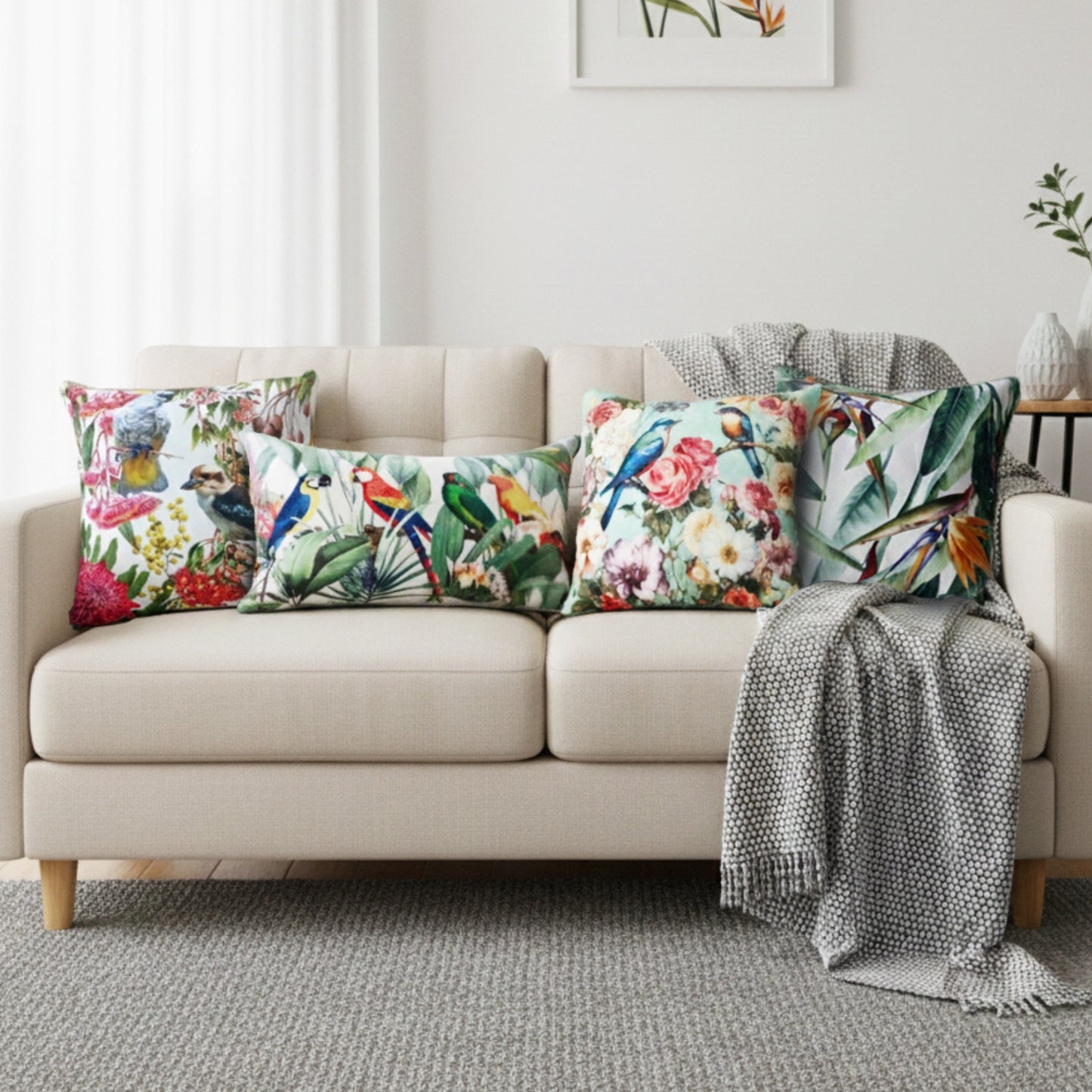 Birds of Paradise Cushion Collection