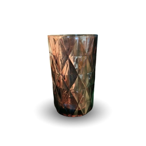 Copper Rose Glass Tumbler Set of 2