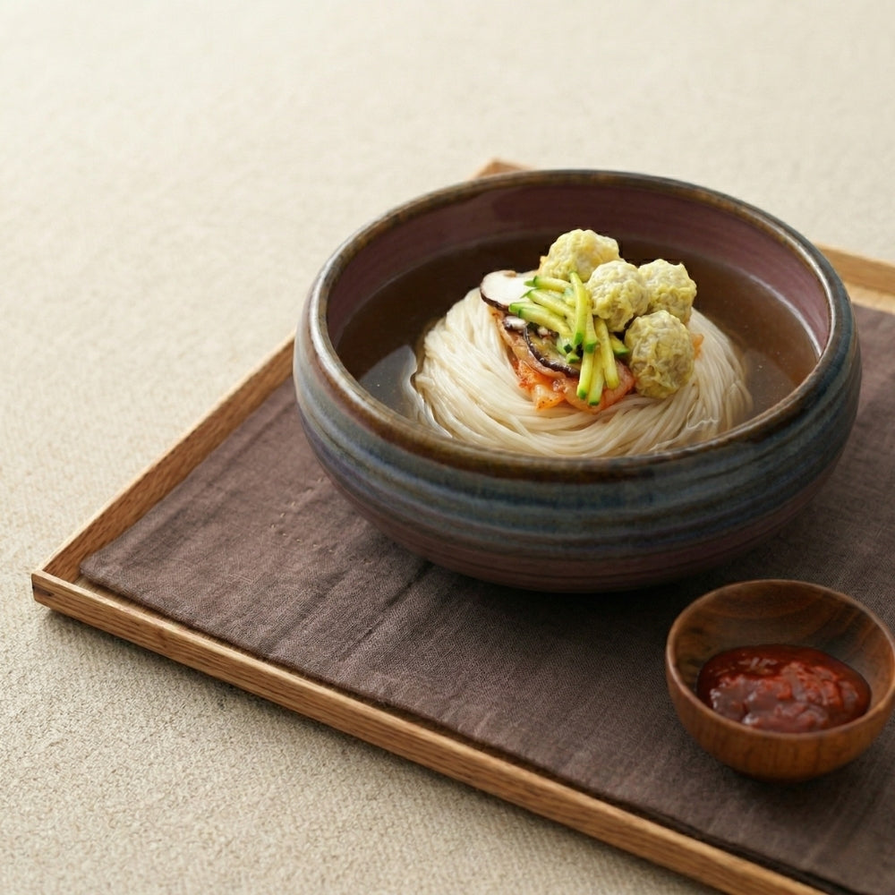 Ribbed Ceramic Deep Bowl Set of 2