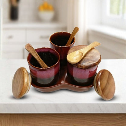 Multicolour Pickle Set of 3-EA