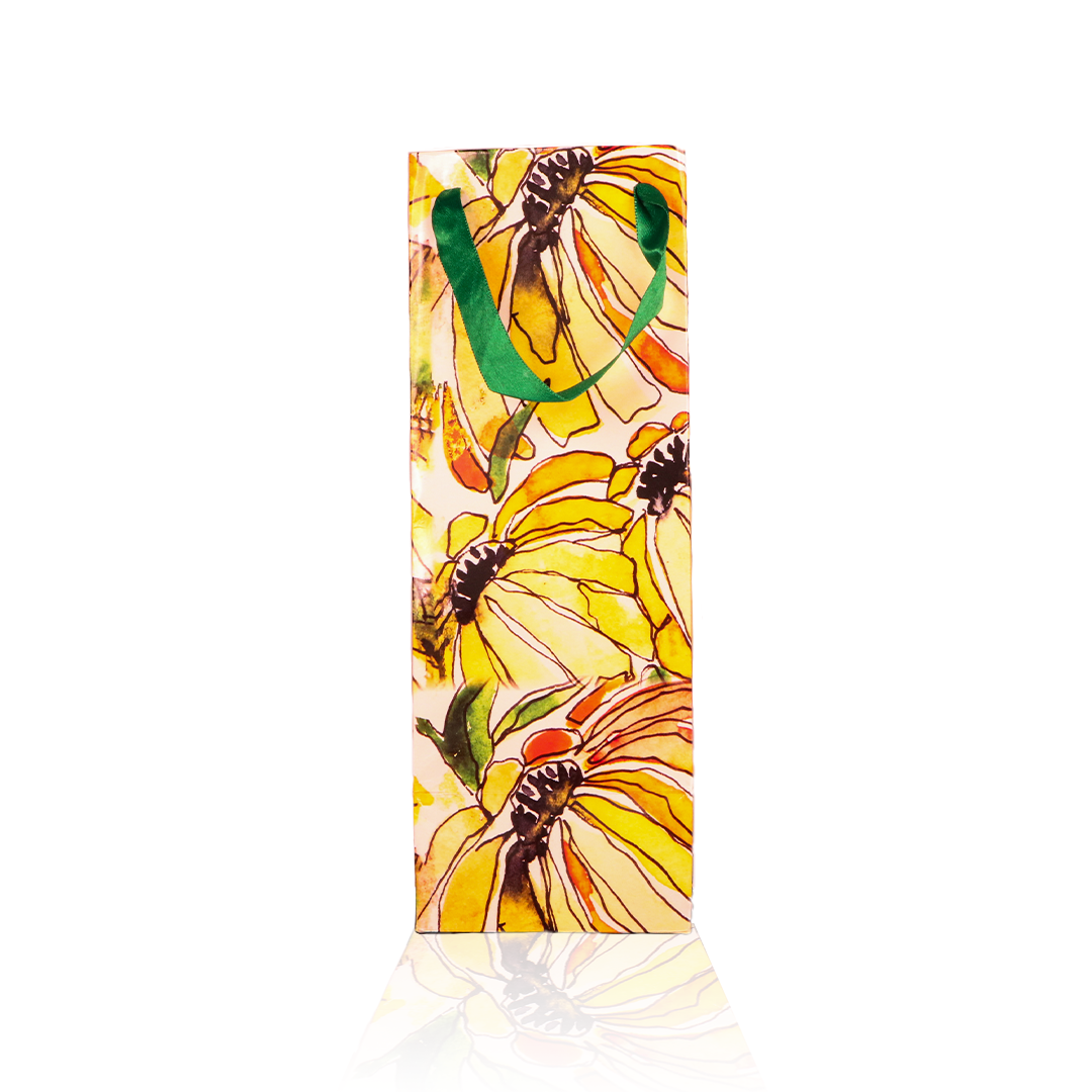 Black-eyed Susan Gift Wine Bag