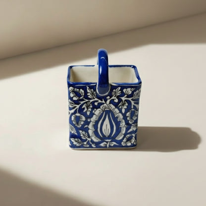 Blue Floral Spoon Stand
