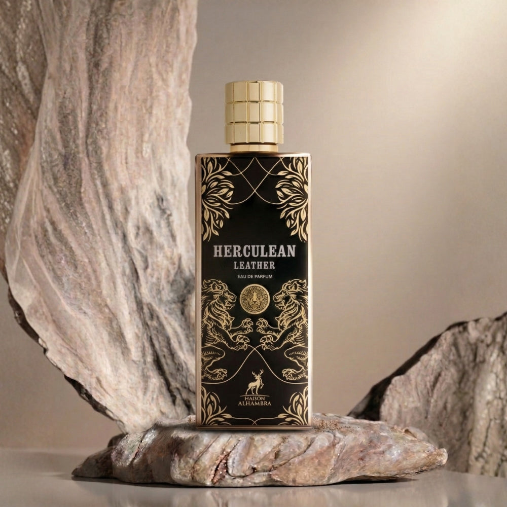 maison alhambra herculean leather edp 80ml perfume for men and women leather fragrance