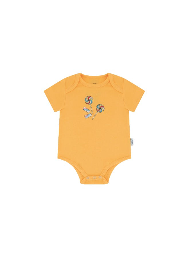Baby Boys and Girls Candy 100% Organic Cotton Loose Fit Bodysuit