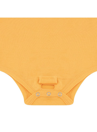 Baby Boys and Girls Candy 100% Organic Cotton Loose Fit Peek-a-Boo Flap Bodysuit