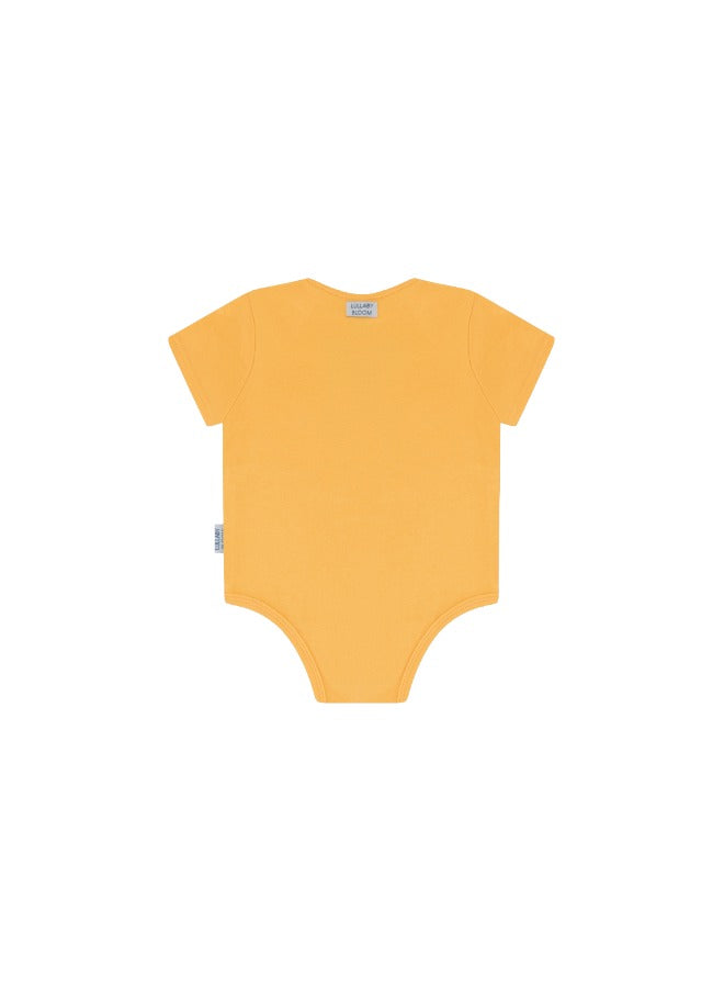 Baby Boys and Girls Candy 100% Organic Cotton Loose Fit Peek-a-Boo Flap Bodysuit