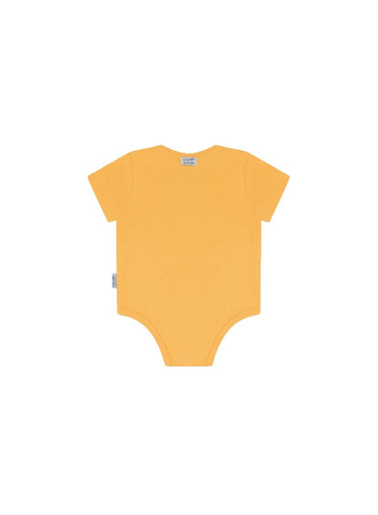 Baby Boys and Girls Candy 100% Organic Cotton Loose Fit Peek-a-Boo Flap Bodysuit