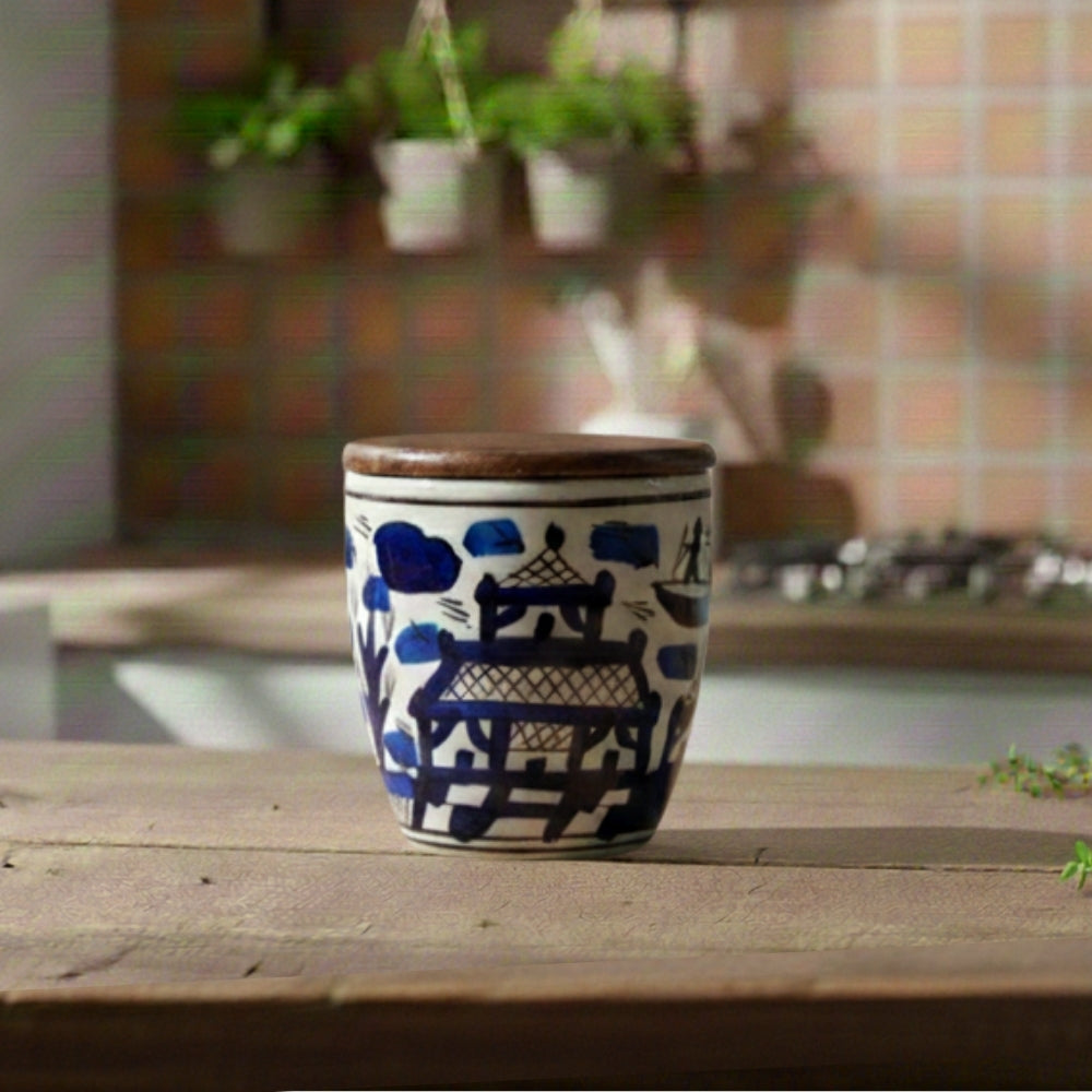 Chinese Circular Canister Set of 2