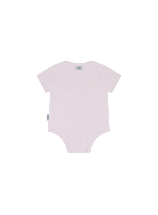Baby Boys and Girls Cupcake 100% Organic Cotton Loose Fit Peek-a-Boo Flap Bodysuit