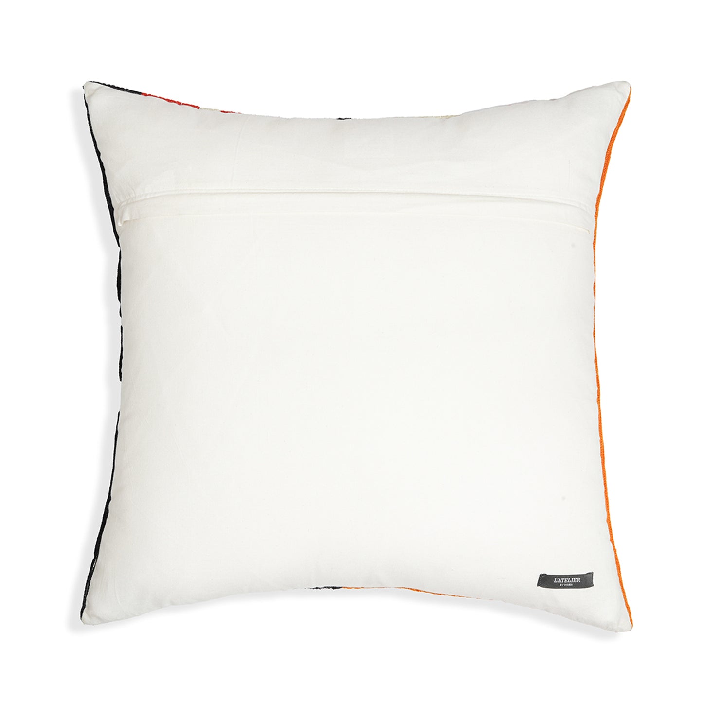 Dutch Farms - Square Cotton Cushion in Earthy Bauhaus Hues