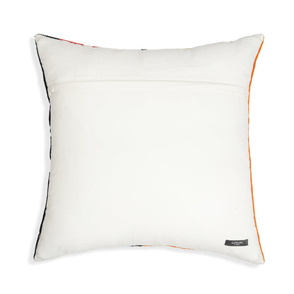 Dutch Farms - Square Cotton Cushion in Earthy Bauhaus Hues