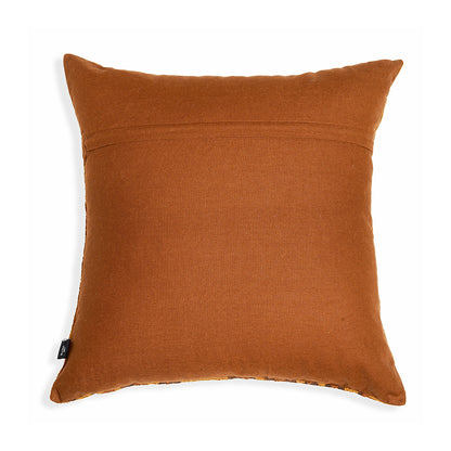 Royal Print - Chic Square Leopard Print Cotton Embroidered Cushion