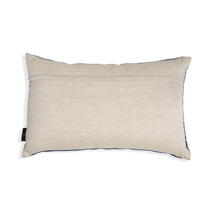 Sea to Sky – Azure Pintuck Embroidered Cushion