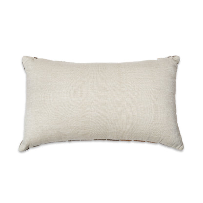 Ambush - Rectangular Brown and Beige Embroidered Cushion