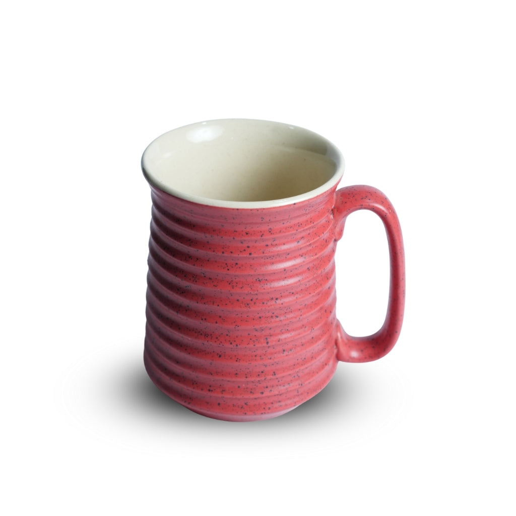 Ribbed Ceramic Jumbo Mug Set of 4