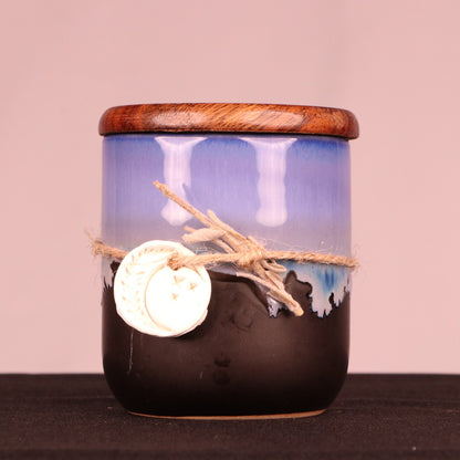 Green Leaves Moss Cedar Wood Candle