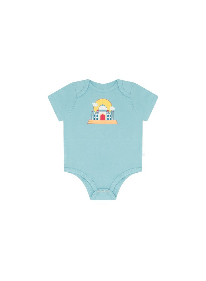 Baby Boys and Girls India 100% Organic Cotton Loose Fit Bodysuit