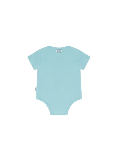 Baby Boys and Girls India 100% Organic Cotton Loose Fit Peek-a-Boo Flap Bodysuit