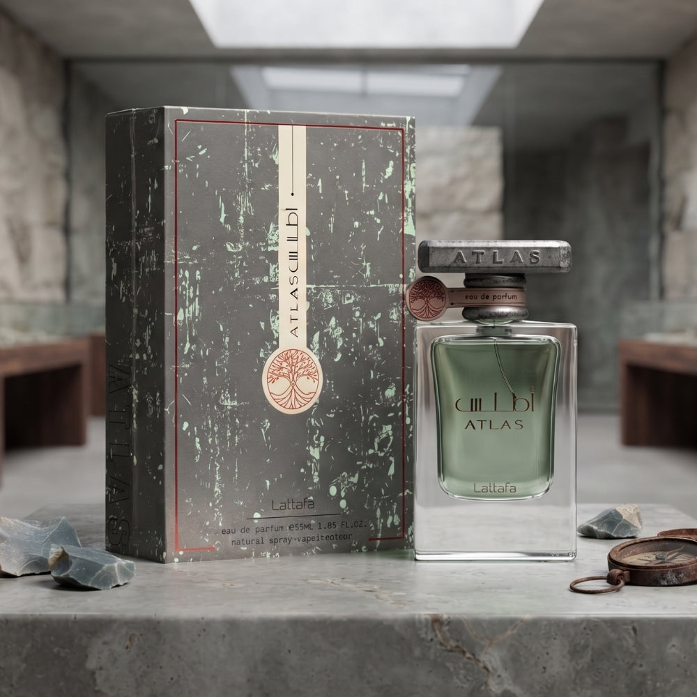 Lattafa Atlas Eau de Parfum 55ml unisex perfume bottle for men and women