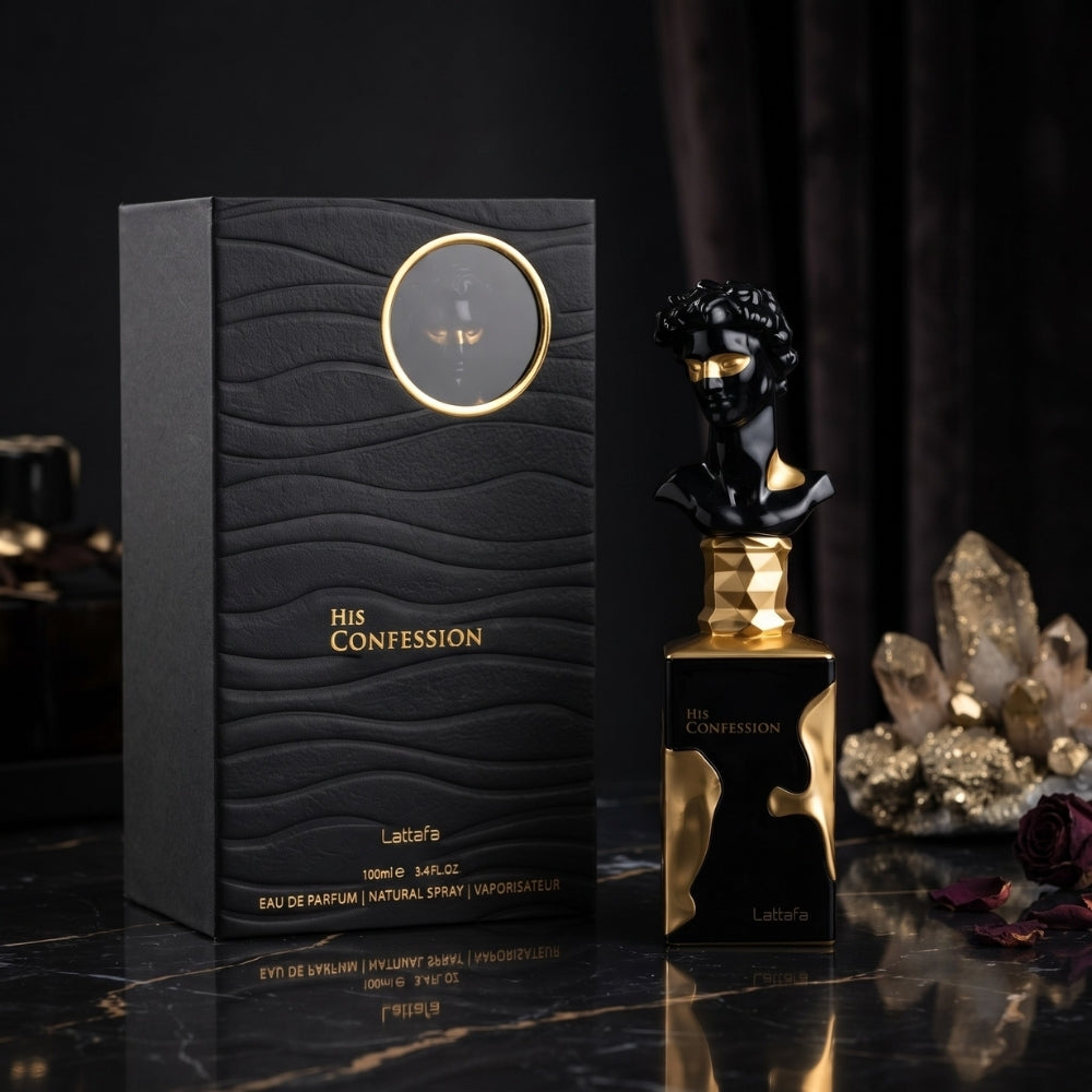 Lattafa His Confession Eau de Parfum 100ml perfume bottle for men