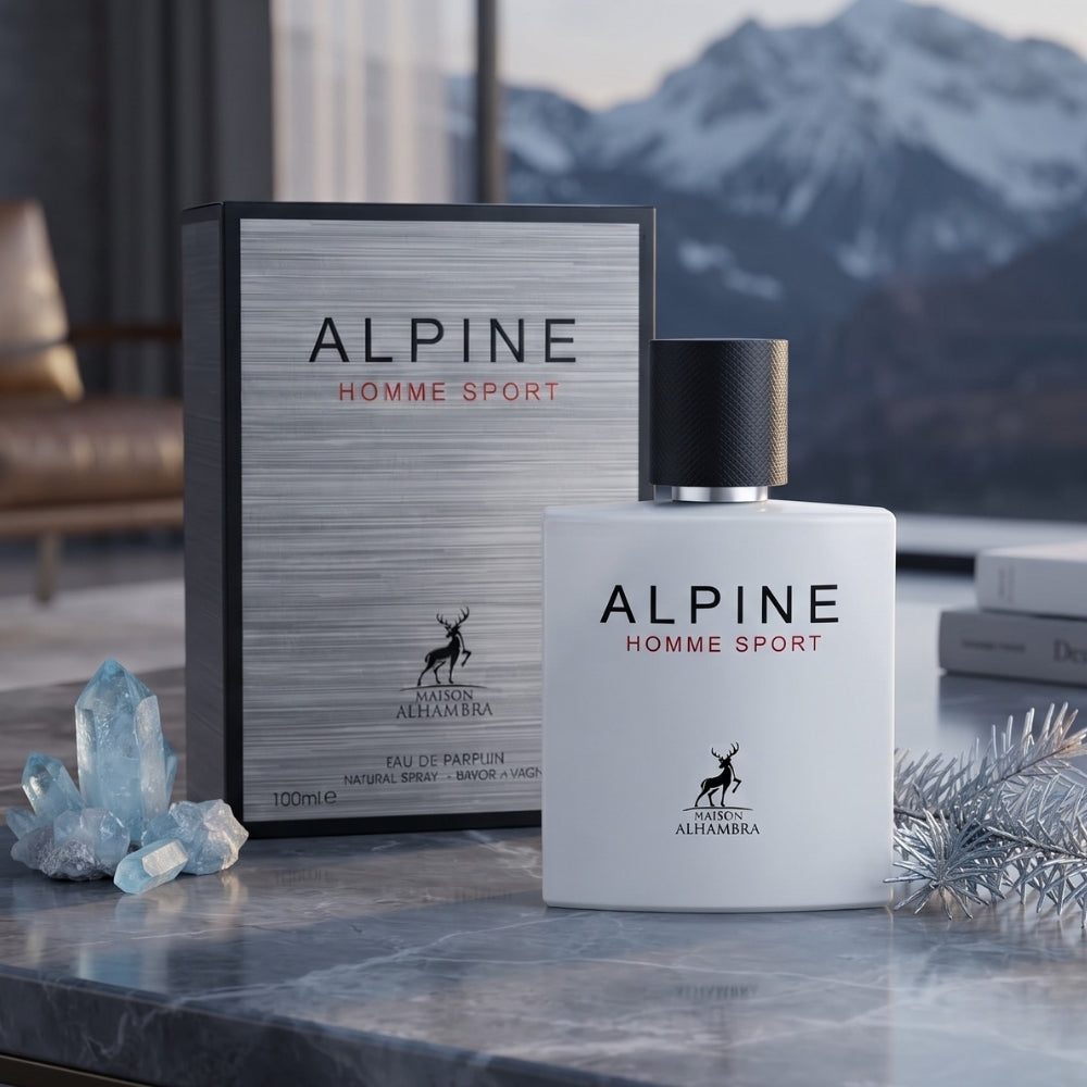 Maison Alhambra Alpine Homme Sport Eau de Parfum 100ml perfume bottle for men