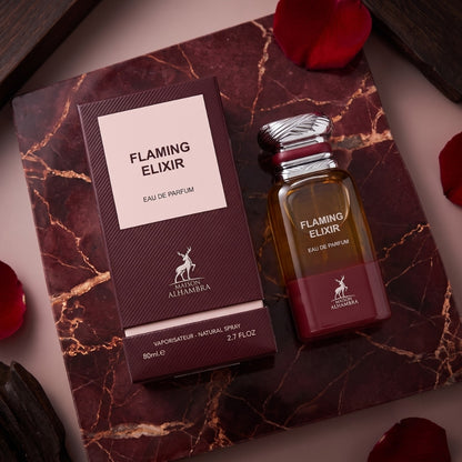 Maison Alhambra Flaming Elixir Eau de Parfum 80ml unisex perfume bottle for men and women