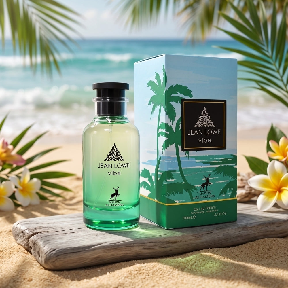 Maison Alhambra Jean Lowe Vibe Eau de Parfum 100ml unisex perfume bottle for men and women