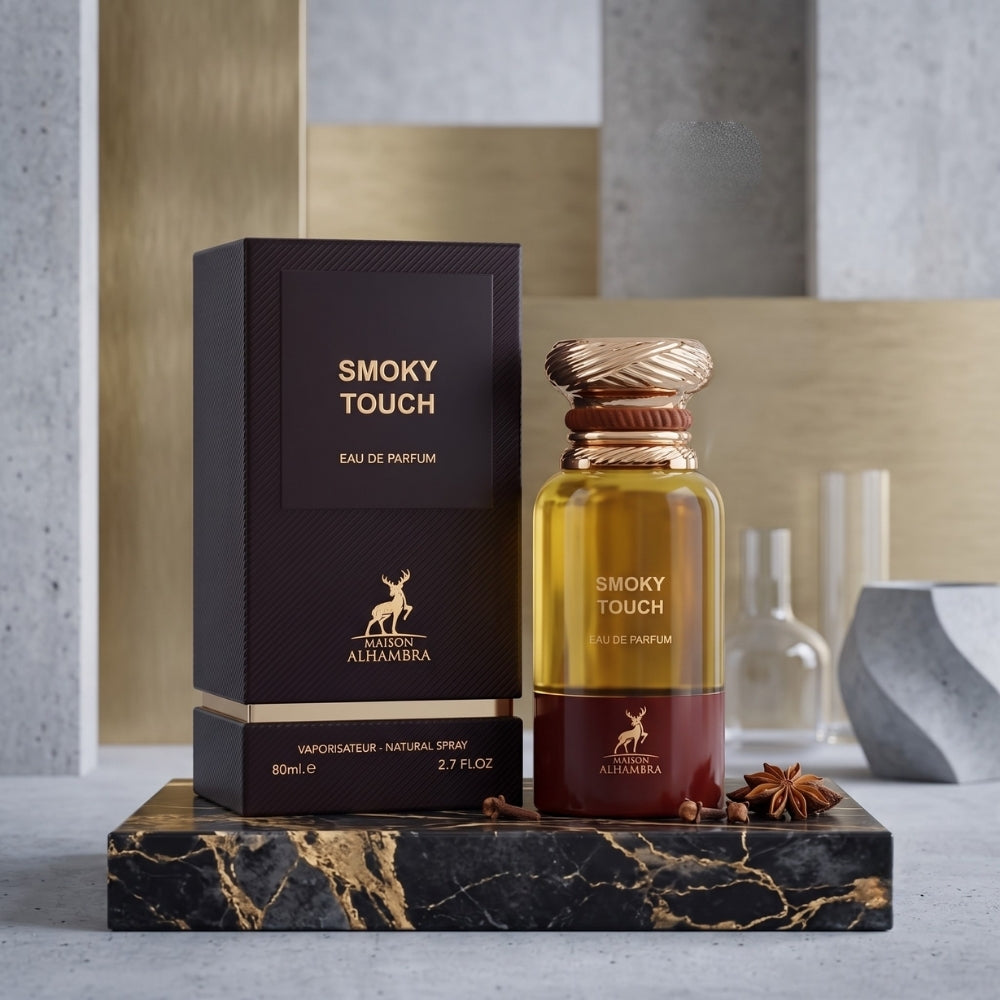 Maison Alhambra Smoky Touch Eau de Parfum 80ml unisex perfume bottle for men and women