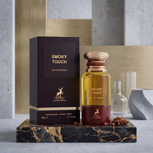Maison Alhambra Smoky Touch Eau de Parfum 80ml unisex perfume bottle for men and women