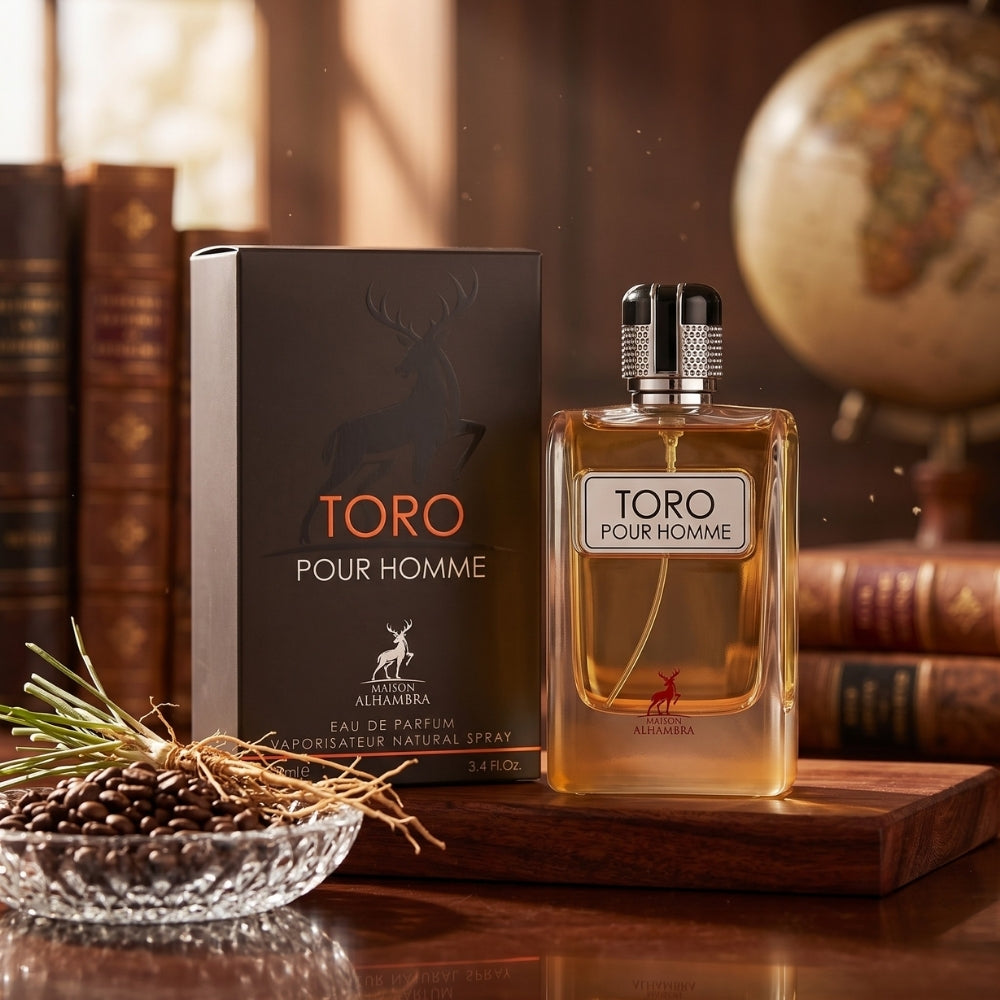 Maison Alhambra Toro Pour Homme Eau de Parfum 100ml perfume bottle for men