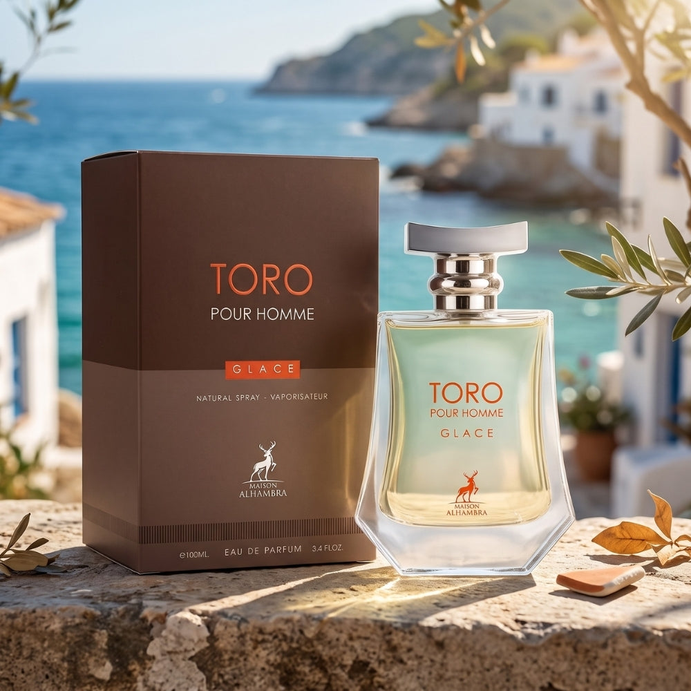 Maison Alhambra Toro Pour Homme Glace Eau de Parfum 100ml perfume bottle for men