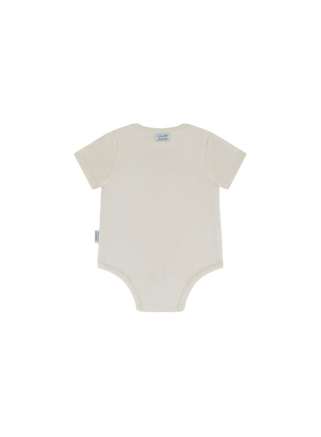 Baby Boys and Girls Palestine 100% Organic Cotton Loose Fit Peek-a-Boo Flap Bodysuit
