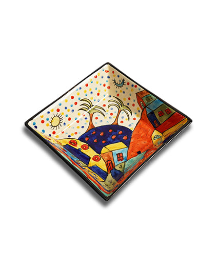 Turkish Square Bowl Set of 2