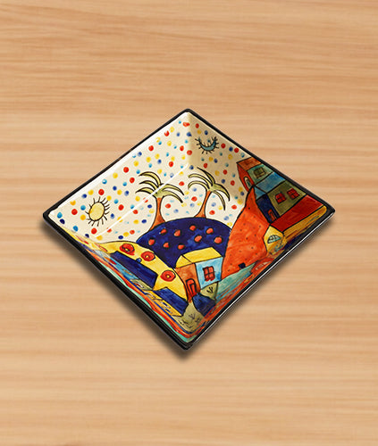 Turkish Square Bowl Set of 2