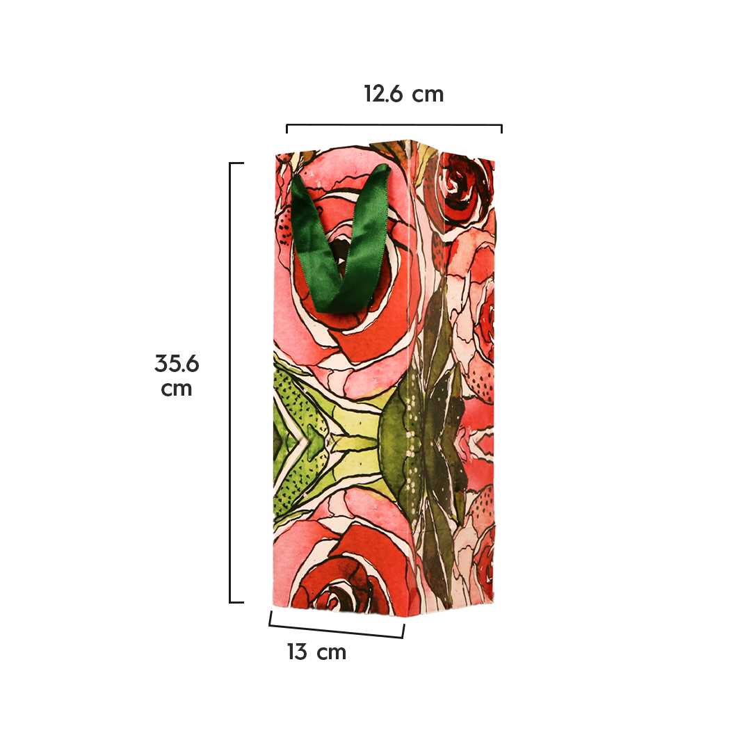 Rose Gift Wine Bag