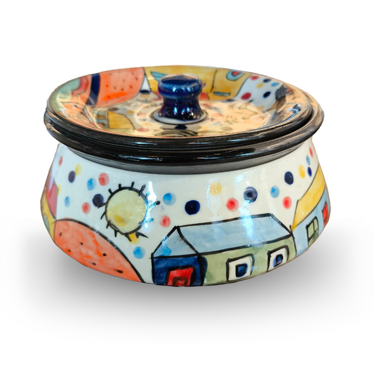 Turkish Ceramic Serving Handi U4
