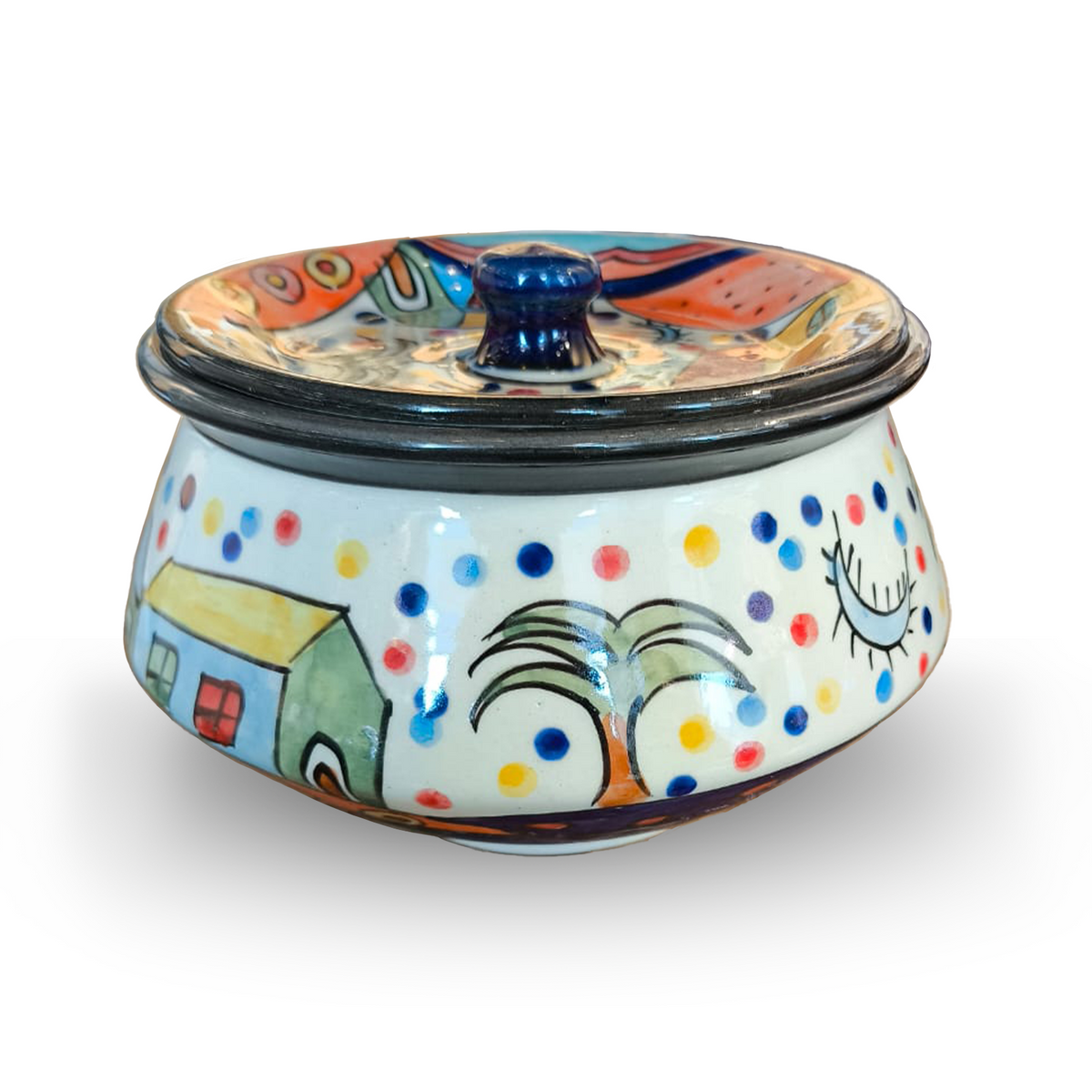 Turkish Ceramic Serving Handi U3
