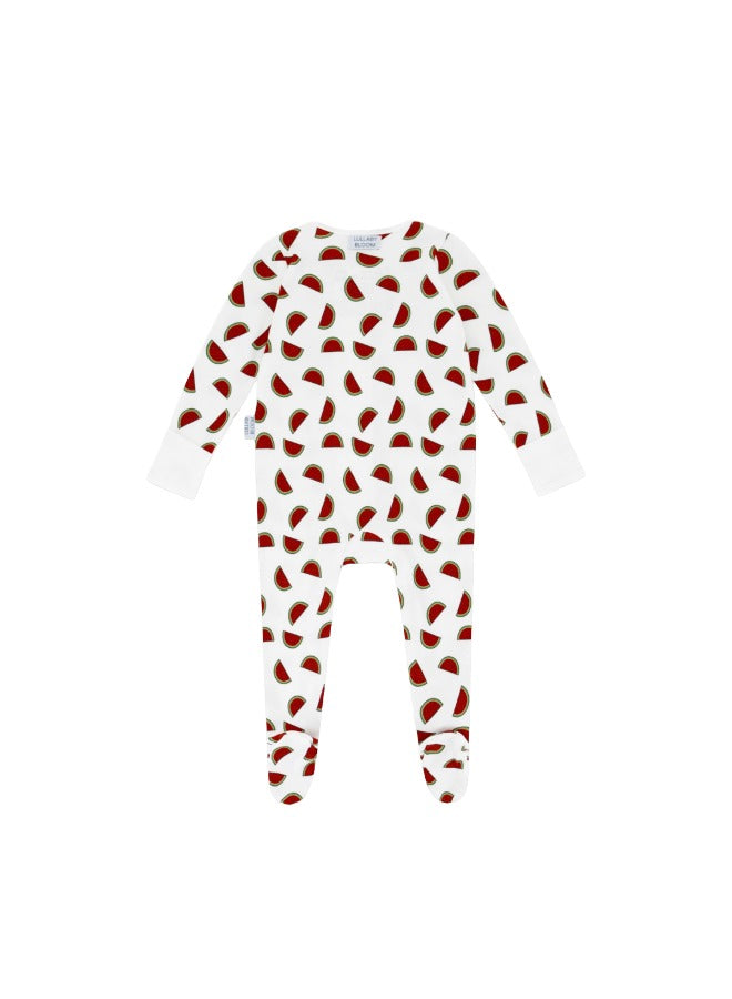 Baby Boys and Girls Palestine 100% Organic Cotton Loose Fit Peek-a-Boo Flap Sleepsuit