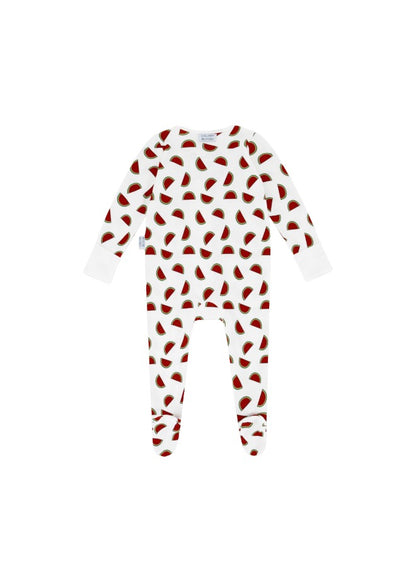 Baby Boys and Girls Palestine 100% Organic Cotton Loose Fit Peek-a-Boo Flap Sleepsuit
