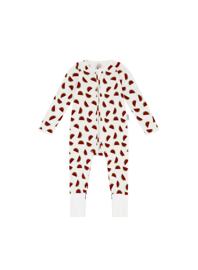 Baby Boys and Girls Palestine 100% Organic Cotton Loose Fit Convertible Footies Sleepsuit